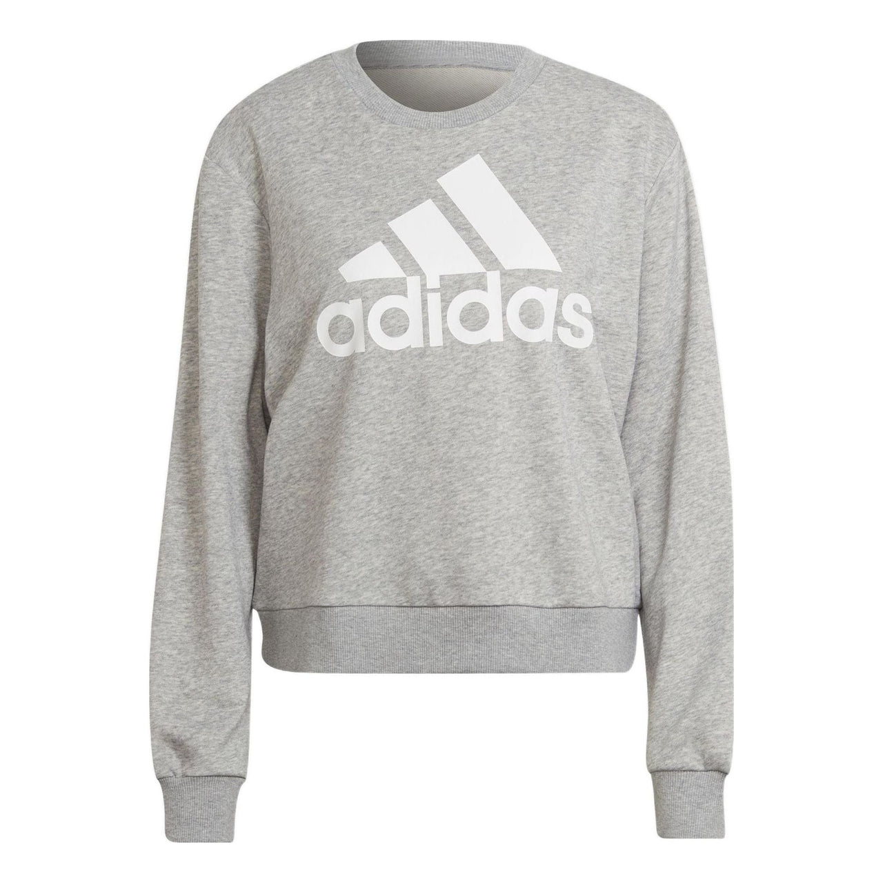 (WMNS) adidas Essentials Logo Loose Jumper 'Grey' HD1753