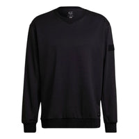 Men's adidas Casual Round Neck Pullover Black HH8114