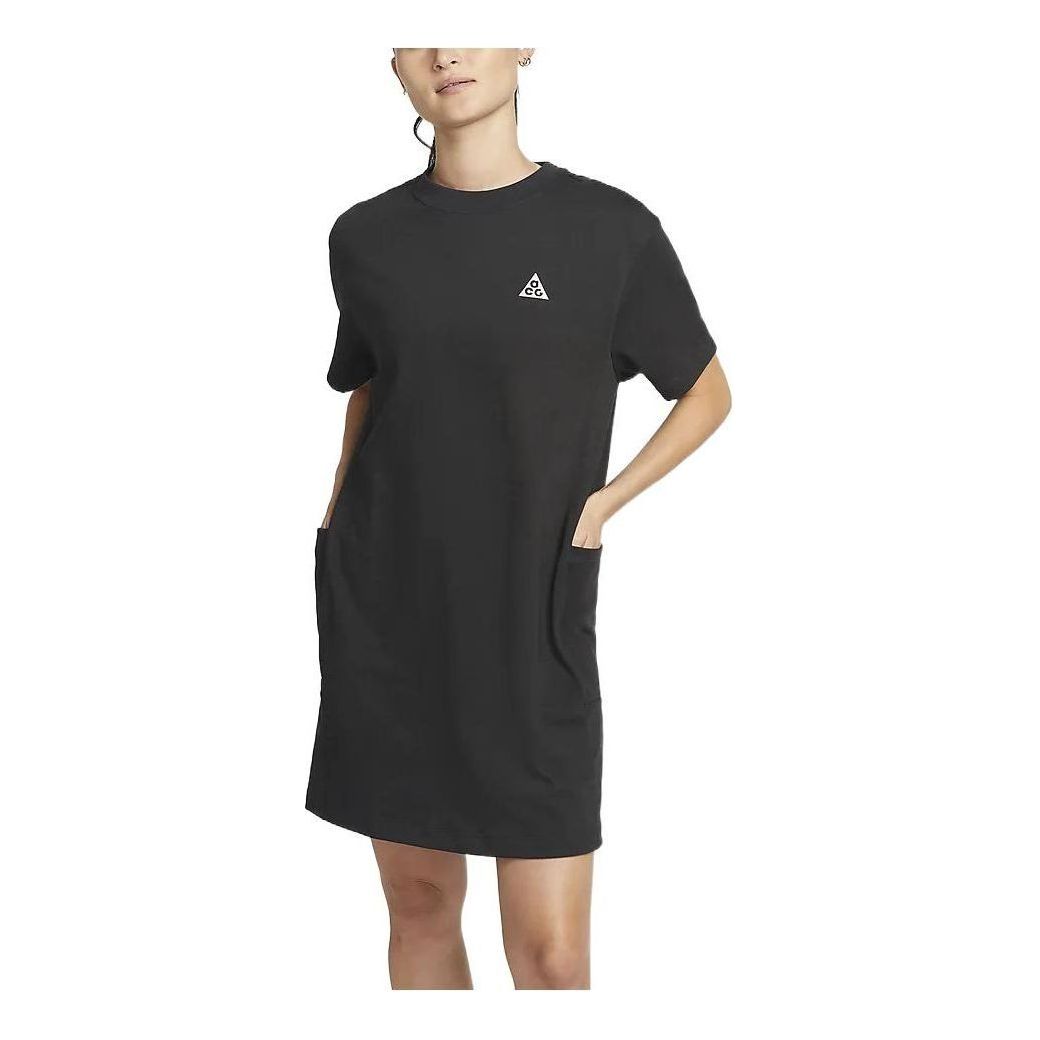 (WMNS) Nike Dri-FIT ACG Logo T-Shirt 'Black' DB3603-045