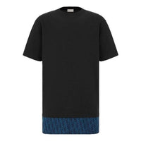 Dior Oblique T-Shirt 'Blue' 113J632A0677-C585