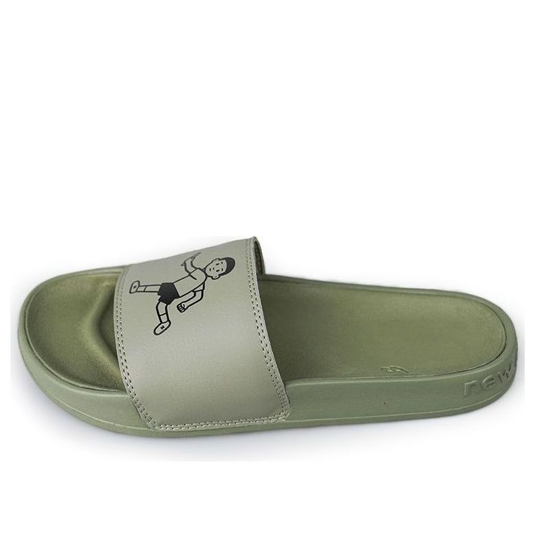 New Balance x Noritake Slippers Dark Green SMF200NO