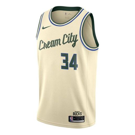 قميص نايكي NBA Milwaukee Bucks Fan Edition Swingman "Giannis Antetokounmpo 34" AV4652-280