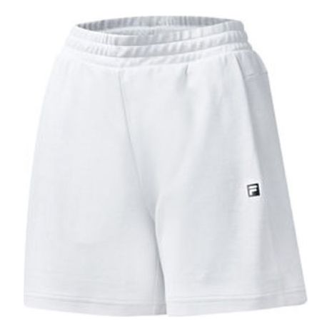 (WMNS) FILA Fxt Design Zipper Pocket Sports Shorts White A11W021341F-WT