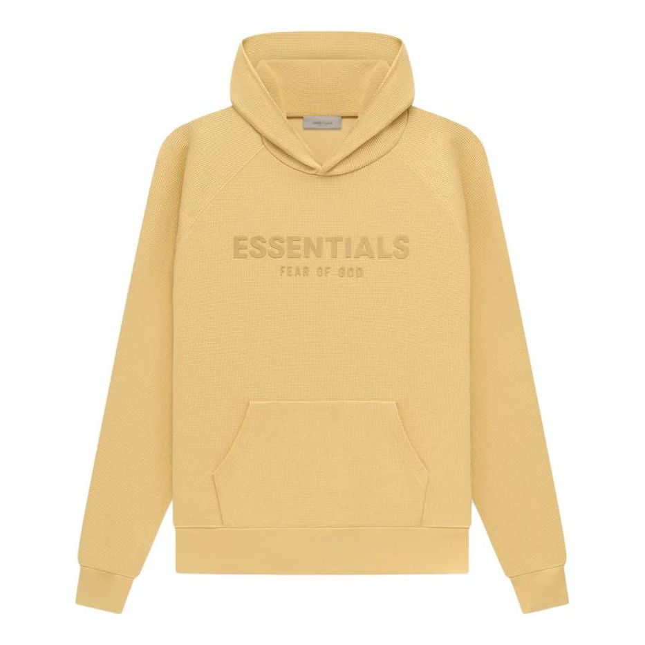 هودي وافل راجلان من Fear of God Essentials SS23 "Light Tuscan" FOG-SS23-033