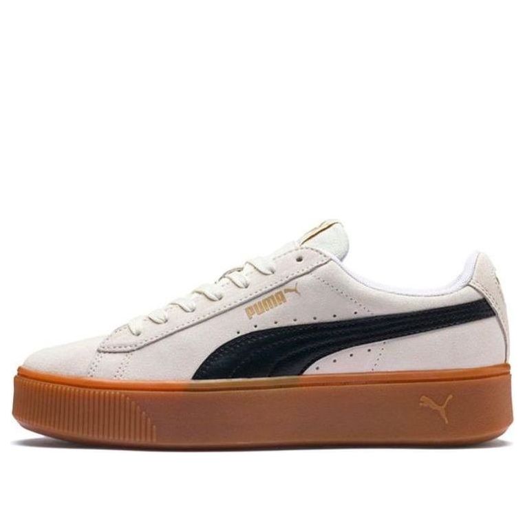 (WMNS) PUMA Vikky Stacked Retro Casual Skateboarding Shoes White 369144-04