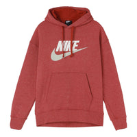 Nike Casual Sports Fleece Lined Stay Warm Pullover Brick Red CN8753-895