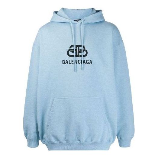 Balenciaga BB Hoodie 'Baby Blue' 570811THV785840