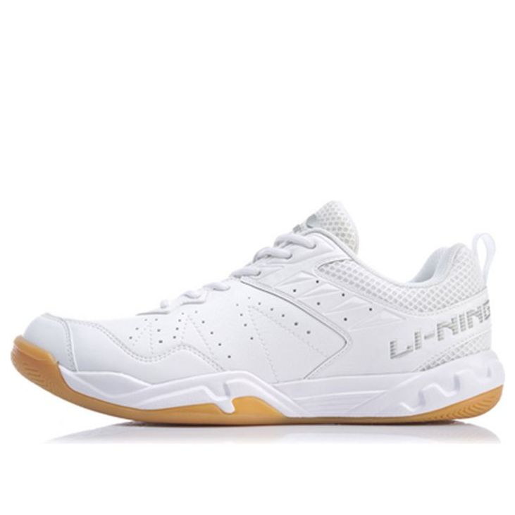 Li-Ning Badminton Training Shoes 'White Rubber' AYTP069-1