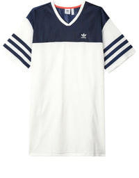 (WMNS) adidas Basketball Shirt Dress (Asia Sizing) 'White Blue' IS2348