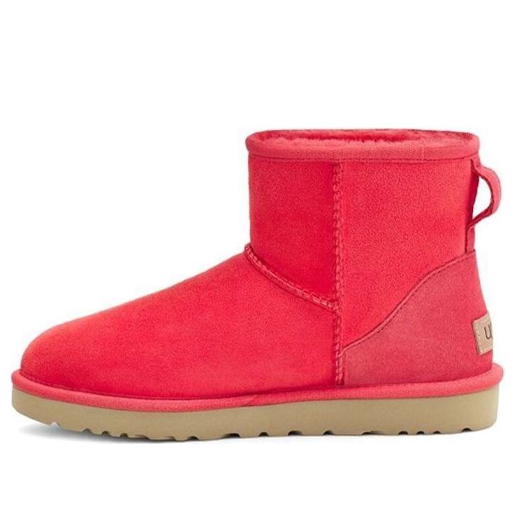 (WMNS) UGG Classic Mini II 'Red' 1016222-HSPK