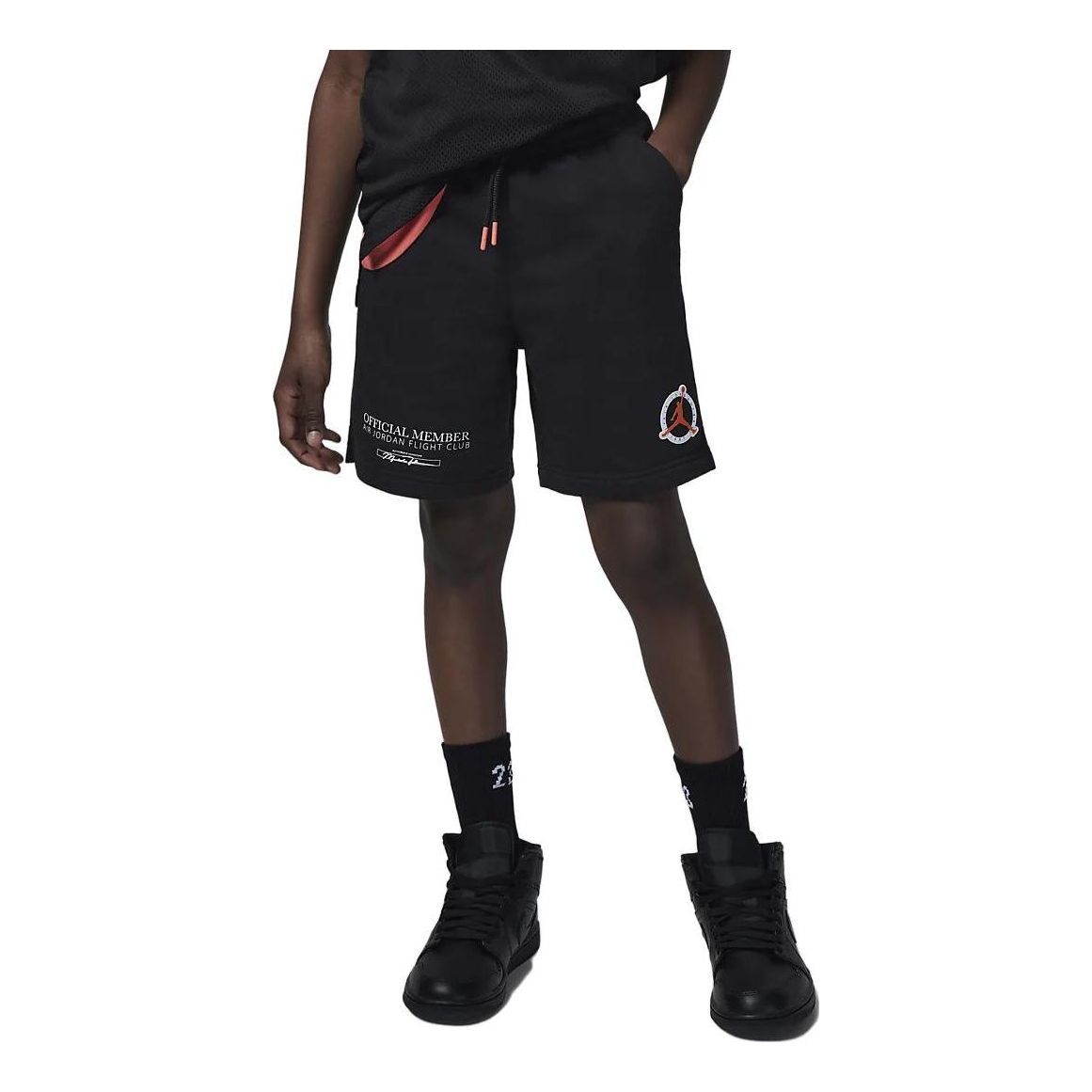 (GS) Air Jordan Short Enfant Flight MVP 'Black' FQ0778-045