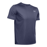 Men's Under Armour Speed Stride Running Sports Short Sleeve Blue 1326564-497