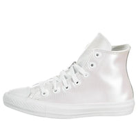 (WMNS) Converse Chuck Taylor All Star Iridescent Leather White 566094C