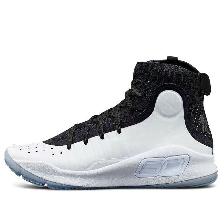 (GS) Under Armour Curry 4 Mid 'Black White' 1295995-004