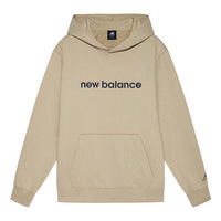 New Balance Logo Print Hoodie 'Beige' AMT21361-MS