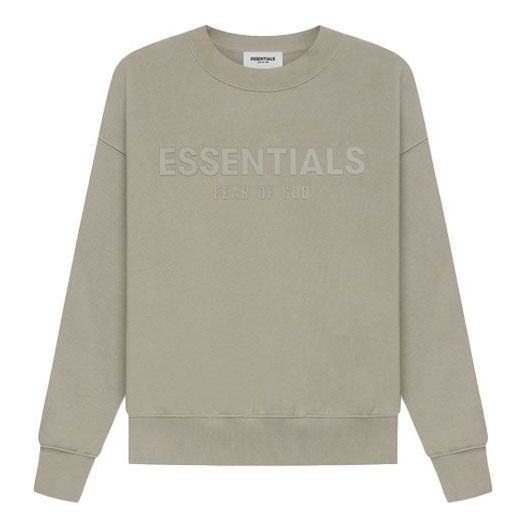 (GS) Fear of God Essentials SS21 Pull-Over Crewneck Moss FOG-SS21-520