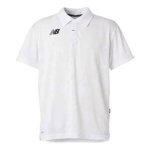 New Balance Black Out Collection Polo Shirt 'White' AMT35205-WT