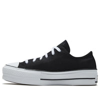 (WMNS) Converse Taylor All Star Lift Renew Canvas Thick Sole Black White 566231C