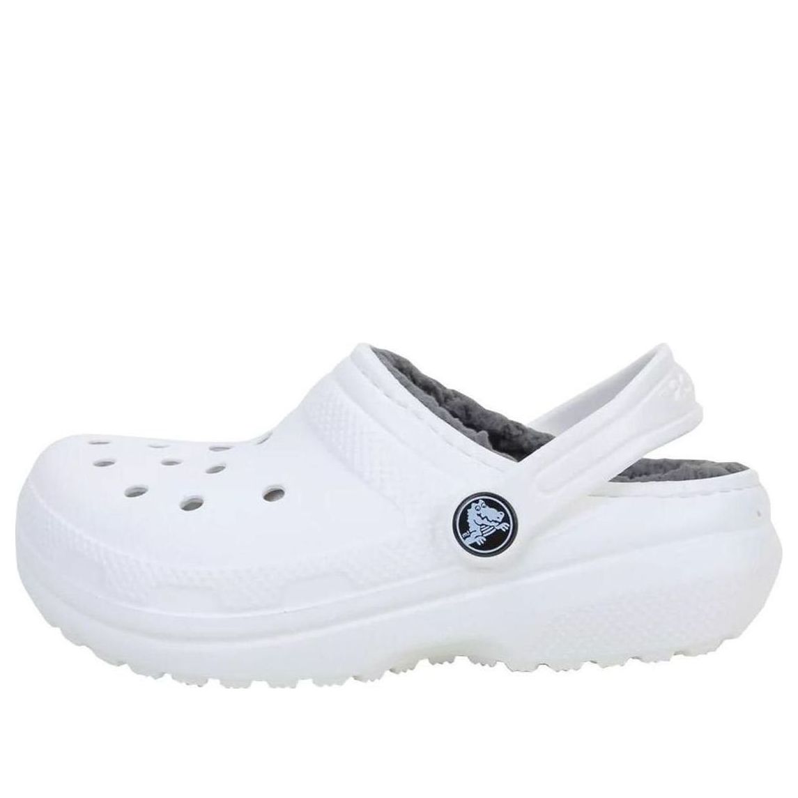 (GS) Crocs Classic Lined Clog 'White' 207010-10M