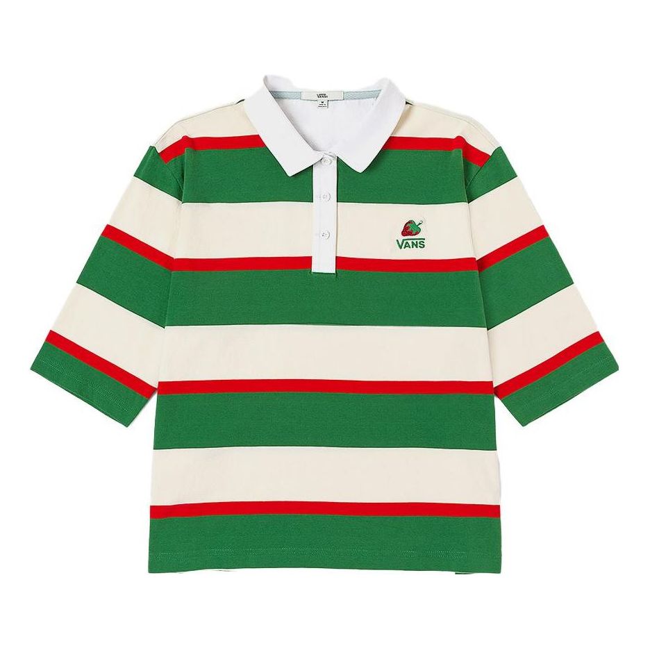 (WMNS) Vans Anaheim Sidewall Relaxed Polo Top 'Fairway' VN00039NBR1