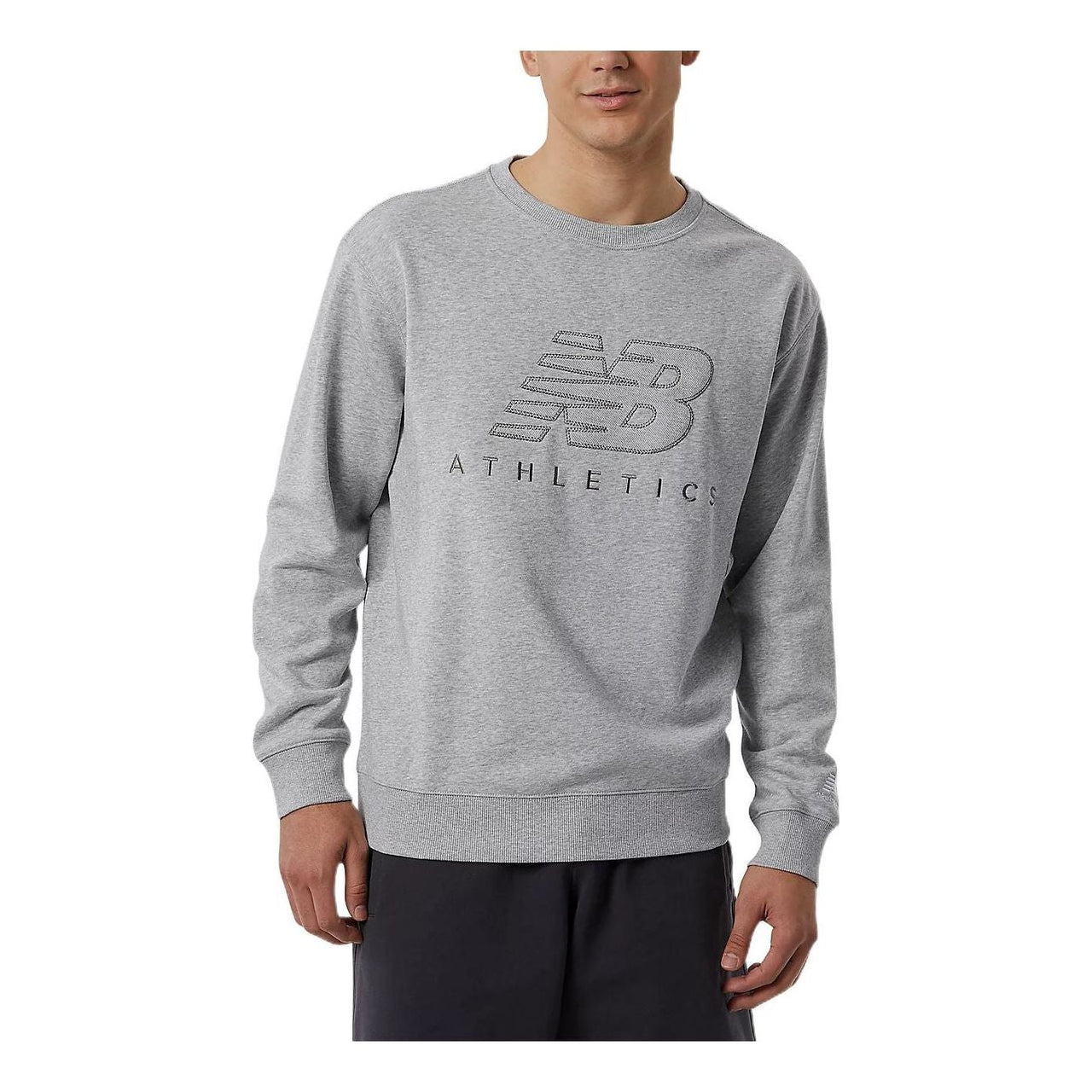 New Balance Athletics Crew Sweatshirt 'Grey' MT23501-AG