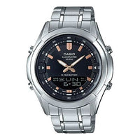 Casio Waterproof Analog-Digital Watch 'Silver Rose Gold' AMW-840D-1AVDF