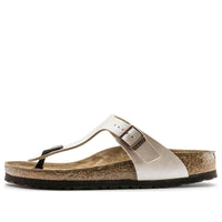 Birkenstock Gizeh Birko-Flor Graceful Narrow Fit Sandals 'Pearl White' 0943873