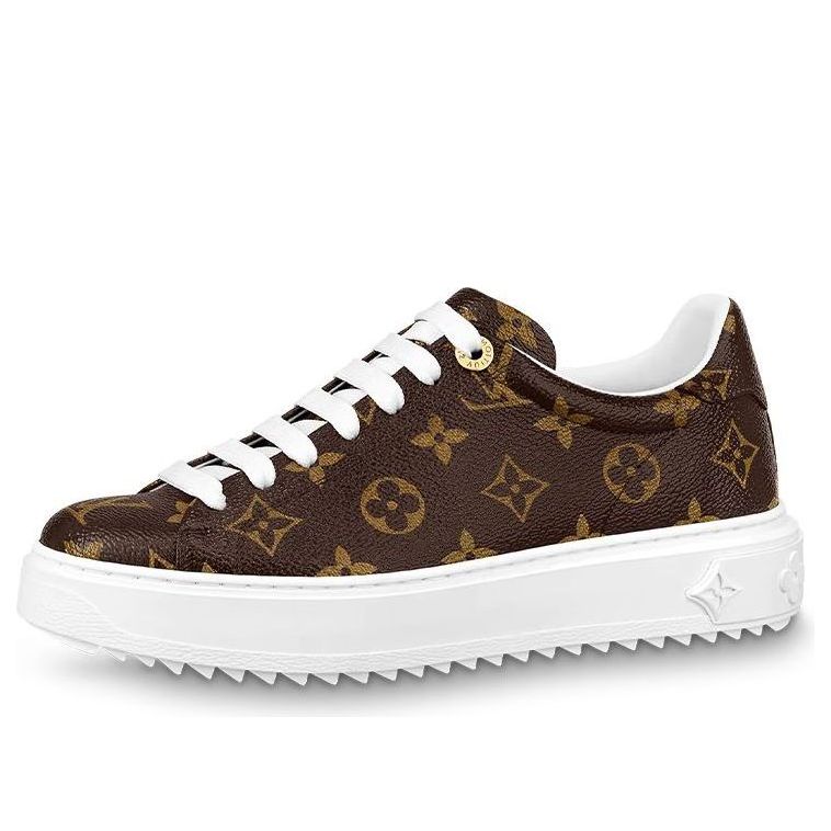 (WMNS) حذاء رياضي Time Out من LOUIS VUITTON بنقشة "Brown Monogram" 1A8FJP