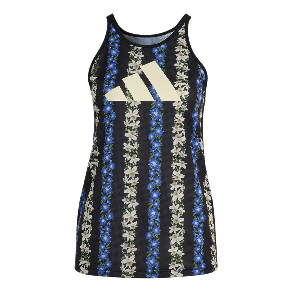 (WMNS) adidas x Farm Rio Training Tank Top Asia Sizing 'Black Cream White Multicolor' KU2066