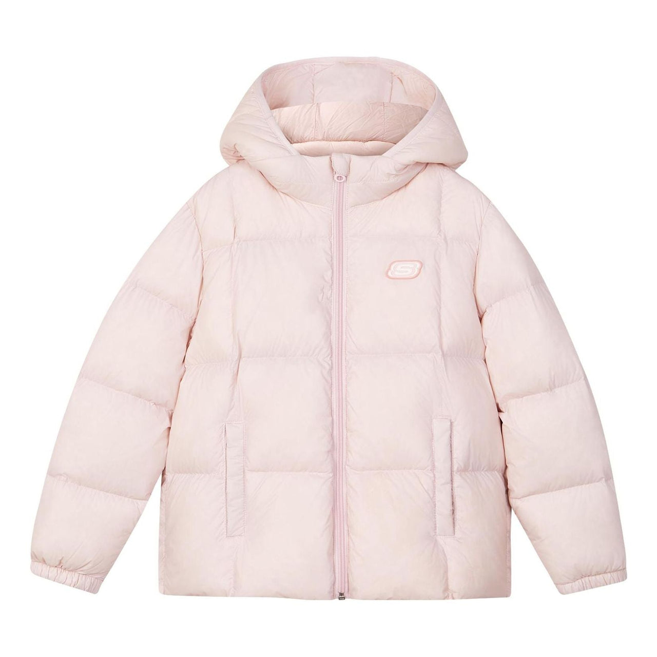 (GS) Skechers Letter Printed Down Jacket 'Pink' L423K100-01NX