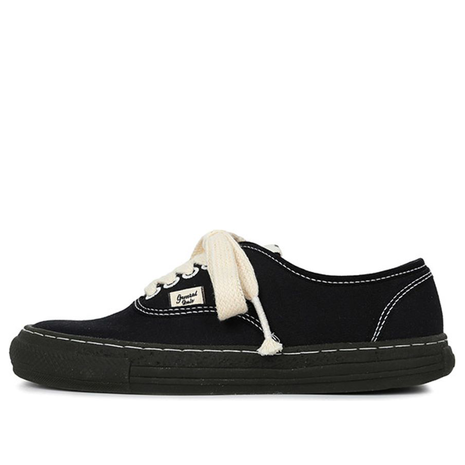 Maison MIHARA YASUHIRO PAST Sole 5 - Hole Low-top Sneaker 'Black' A07FW503-BLK
