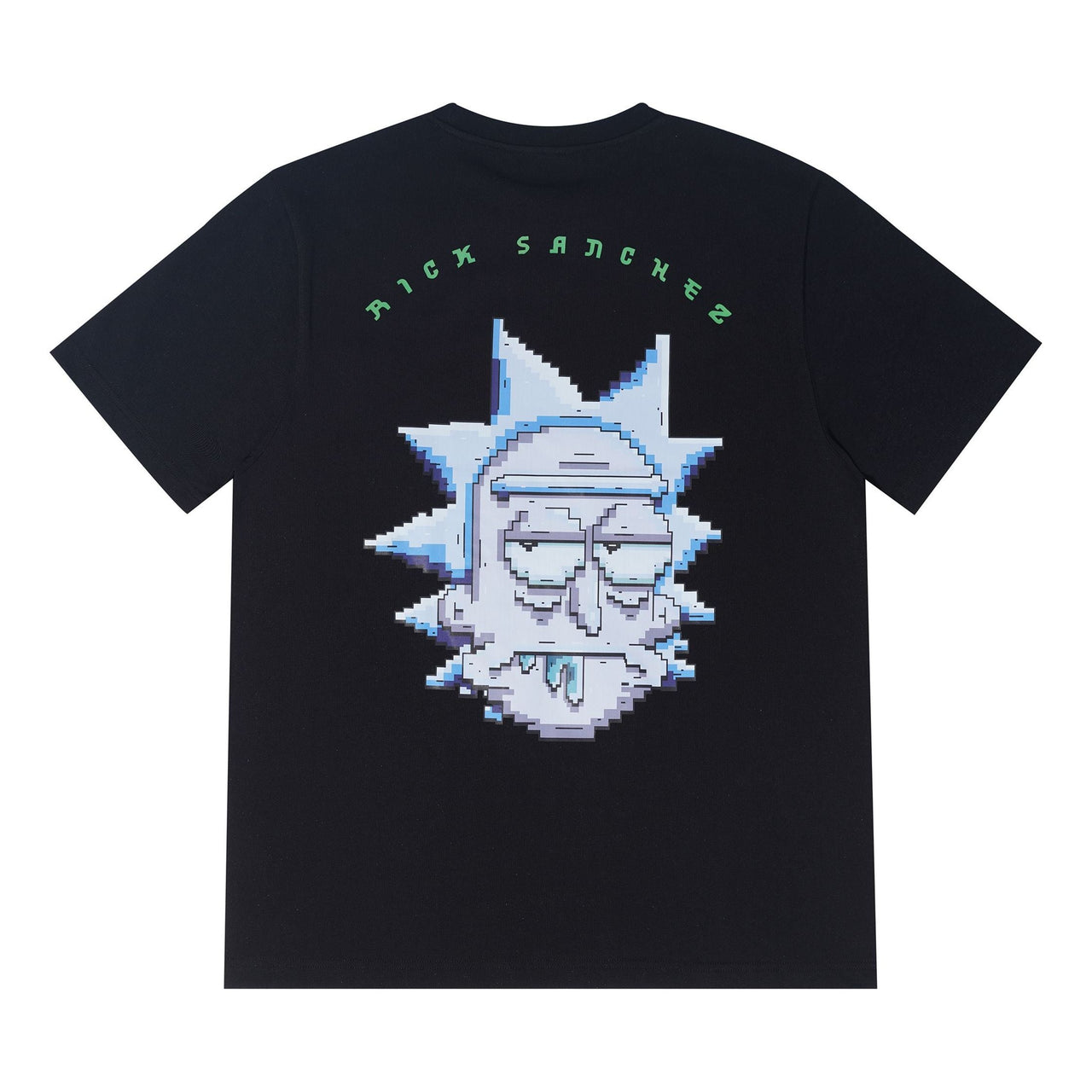 ASICS x Rick and Morty Crossover Cartoon Printing Sports Round Neck Short Sleeve Couple Style Black 2203A032-001