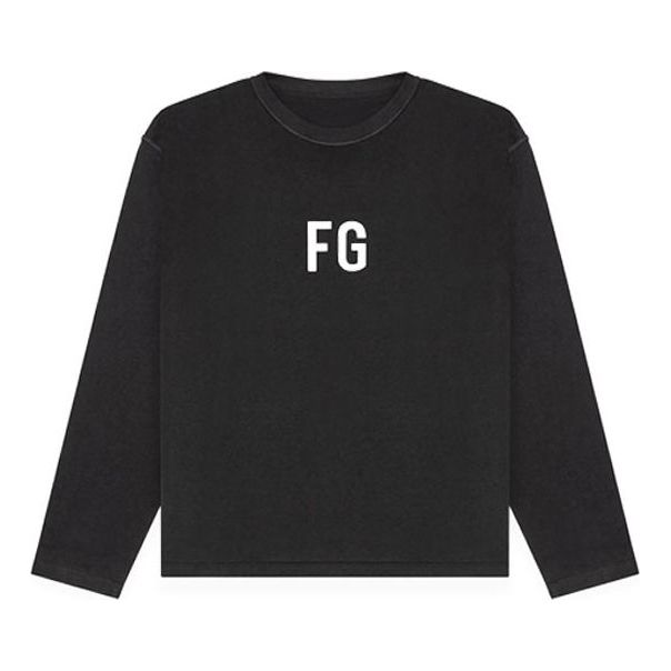 Fear of God FG Long Sleeves Unisex Black FOG-FW19-69