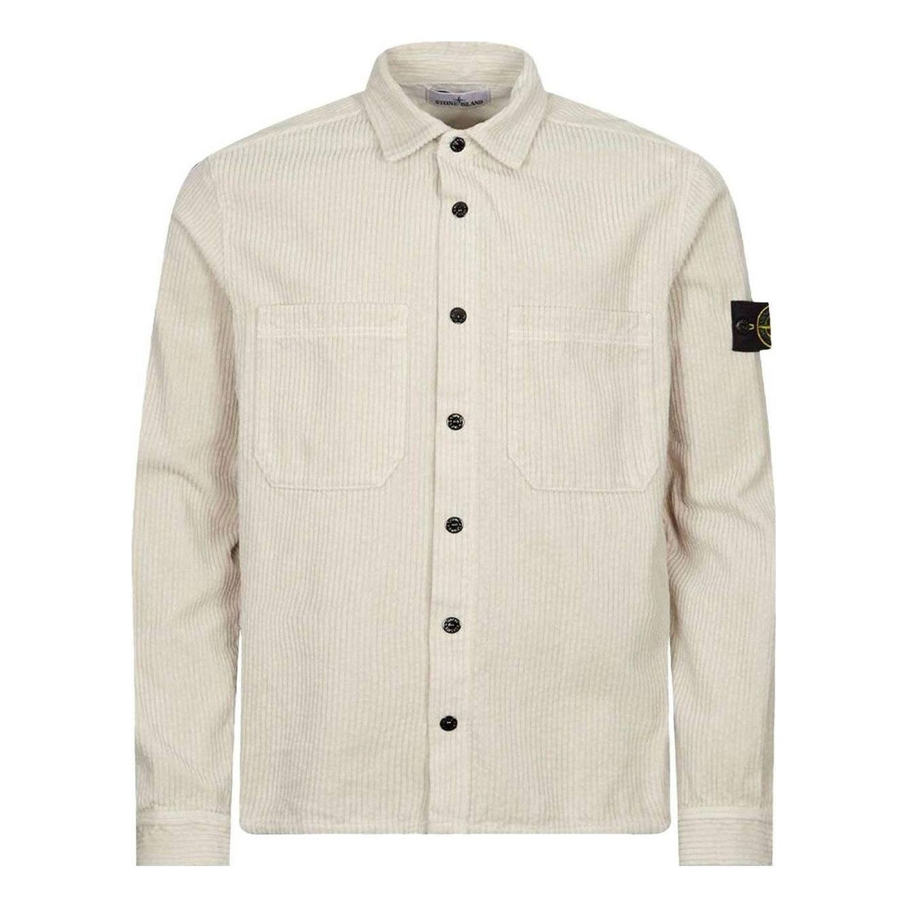 STONE ISLAND Cord Overshirt 'Plaster' 791511311-V0097