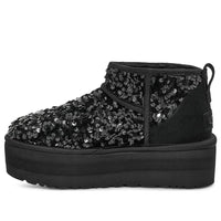 (WMNS) UGG Ultra Mini Chunky Sequin 'Black' 1135060-BLK