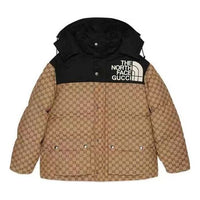 Gucci x The North Face GG Monogram Padded Coat 'Beige Ebony Black' 670909-Z8APZ-2184