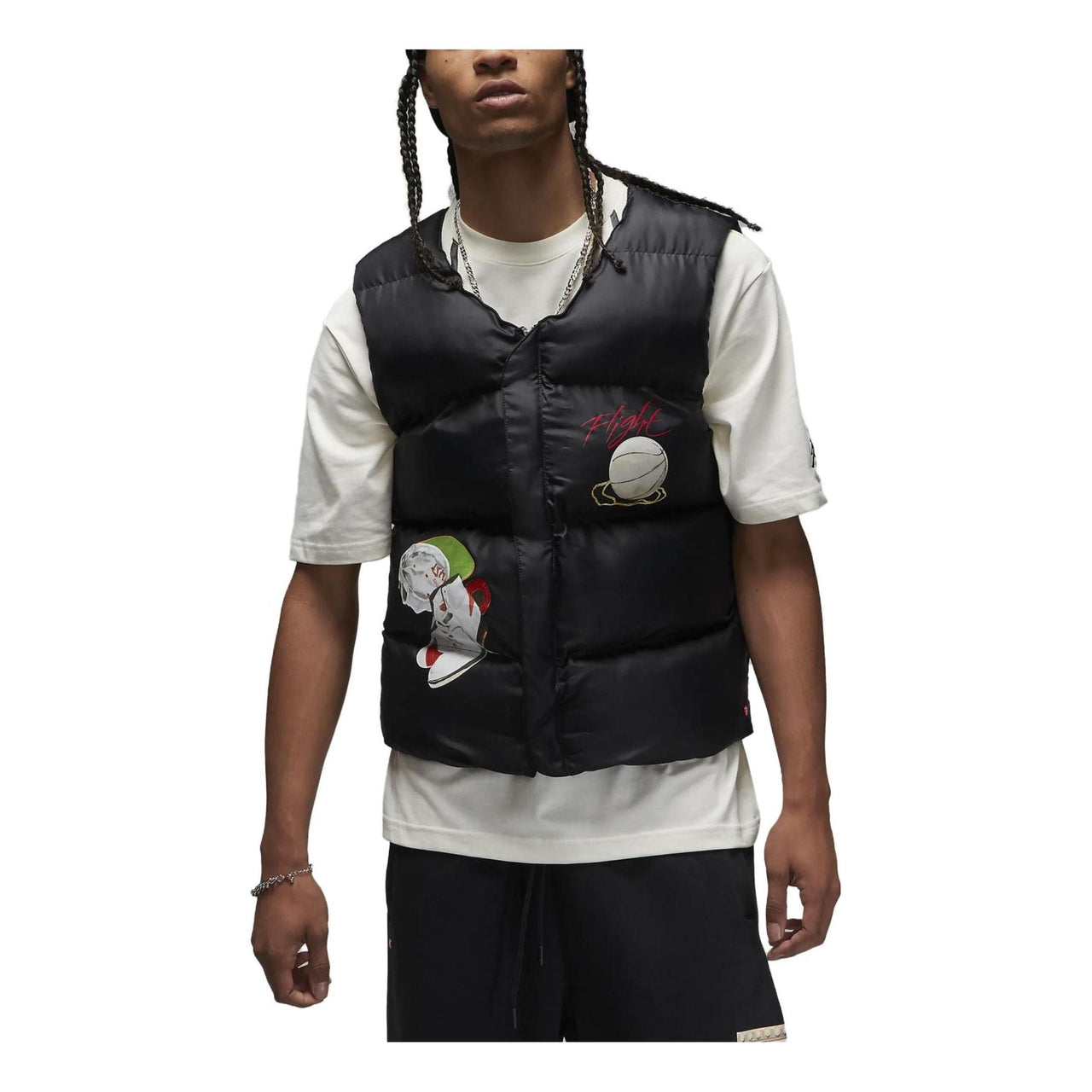 Air Jordan Artist Series Vest By Jacob Rochester 'Black University Red' DV1607-010