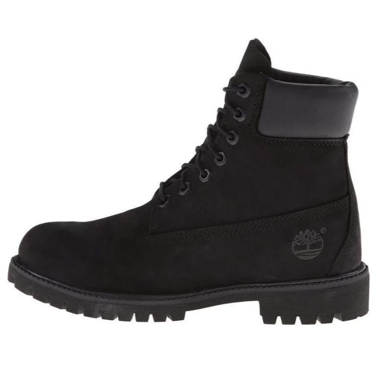 (WMNS) Timberland Premium 6-Inch Waterproof Boot 'Black Nubuck' TB08658A