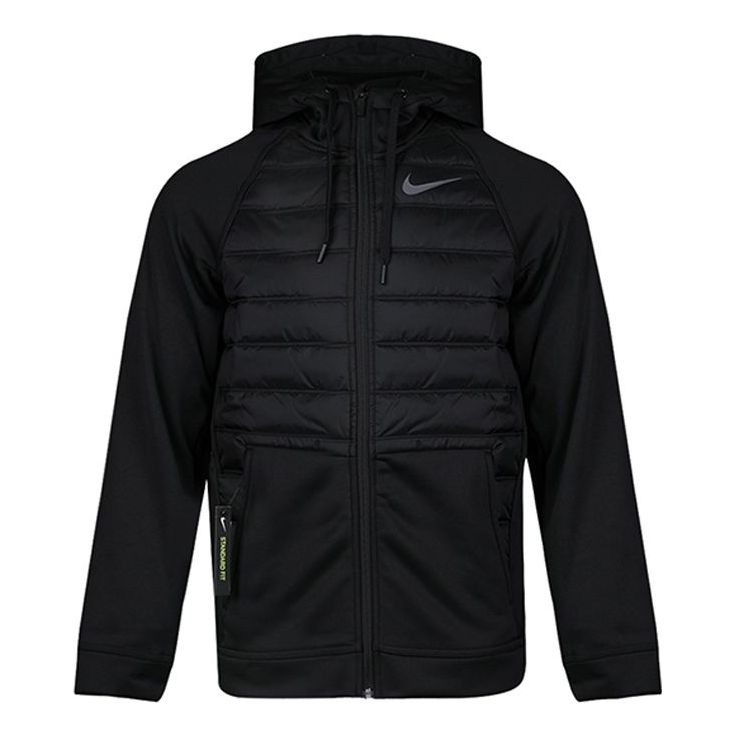 جاكيت Nike Stay Warm الرياضي المبطن ذو اللون الواحد BV6299-010 أسود