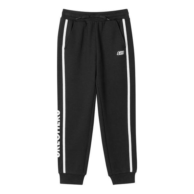 (GS) Skechers Striped Letter Printed Tapered Sports Pants 'Multi-Color' L121B072