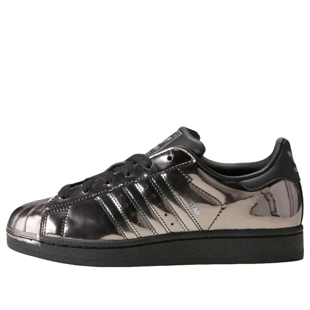 (WMNS) adidas Superstar II 'Black Silver' KJ7128