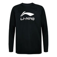 Li-Ning Badminton Series Quick Dry Sports Round Neck Top 'Black' ATLR071-5