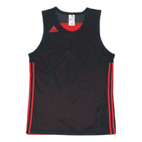 adidas Basketball Training Casual Breathable Knitted Vest Men Black/Red DY6588