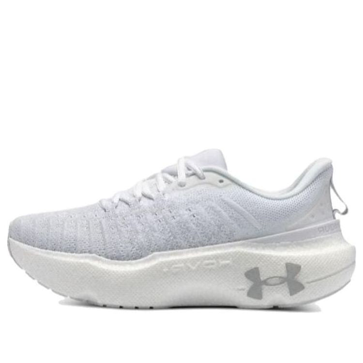 (WMNS) Under Armour Infinite Elite Running Shoes 'White Grey' 3027199-100