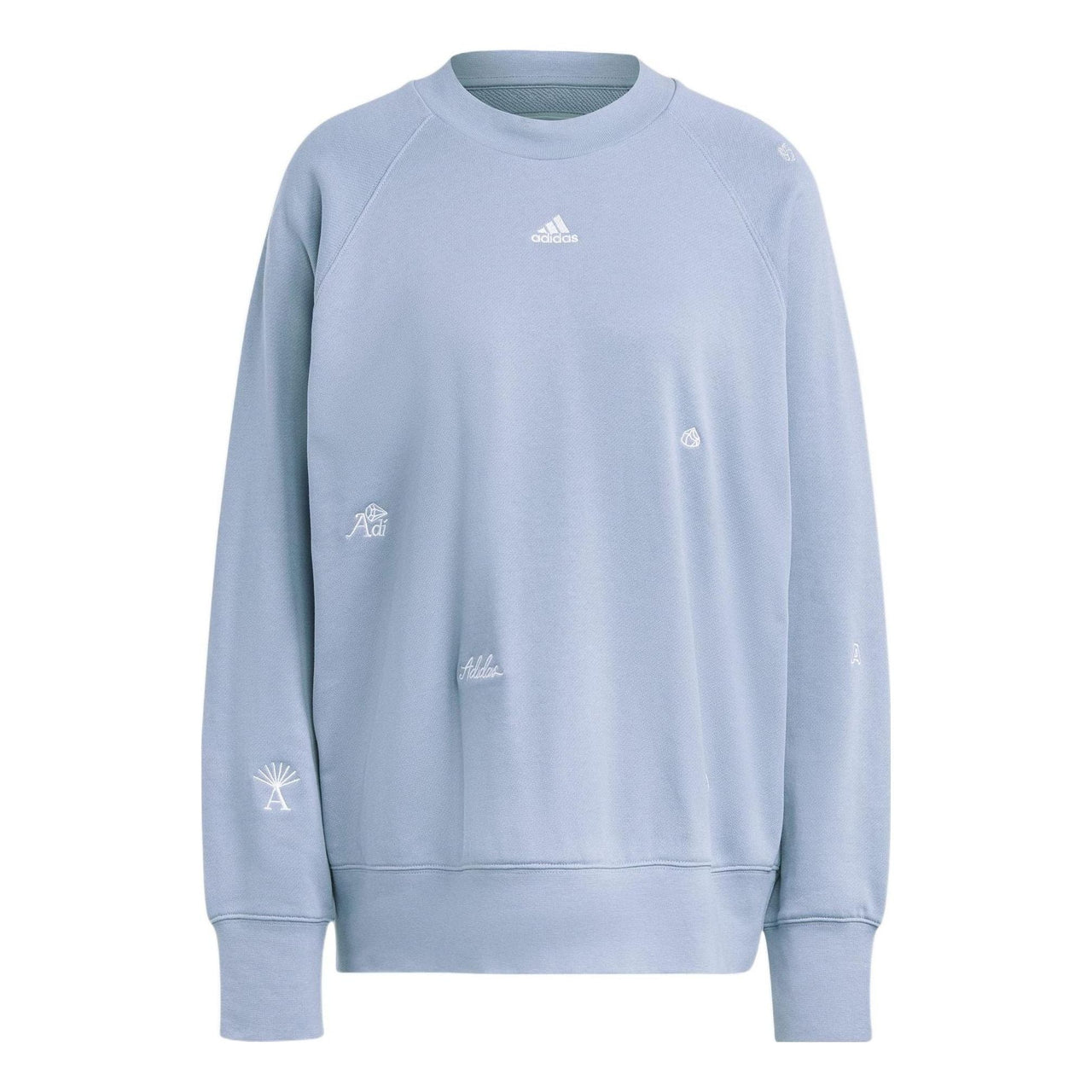 (WMNS) adidas BLUV Q1 Sweaters Asia Sizing 'Purple' IC5716