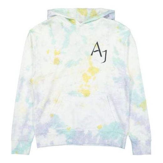 Men's Air Jordan Sport DNA Kangaroo Pocket Tie Dye Logo Yellow Green DM1410-530