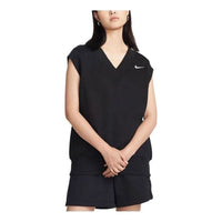 (WMNS) Nike Sportswear Phoenix Fleece Oversized Vest 'Black' DQ6760-010