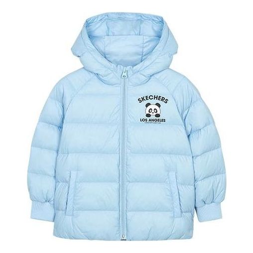 (GS) Skechers Logo Printed Graphic Jacket 'Blue Black White' L321K158-01CQ