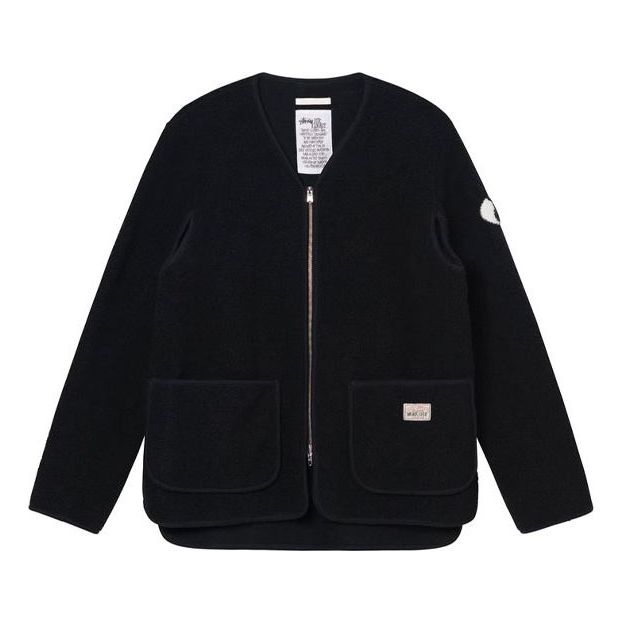 Men's Stussy x OUR LEGACY Crossover FW21 Liner Wool Long Sleeves Jacket Black WS4216LB