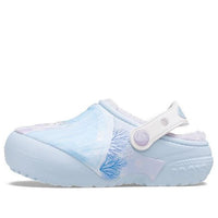 (GS) Crocs Fun Lab Lined Disney Frozen II Clogs 'Sky Blue' 207324-4JQ